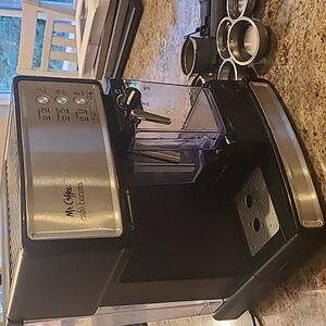 Mr. Coffee Café Barista Espresso Maker - Black and Silver